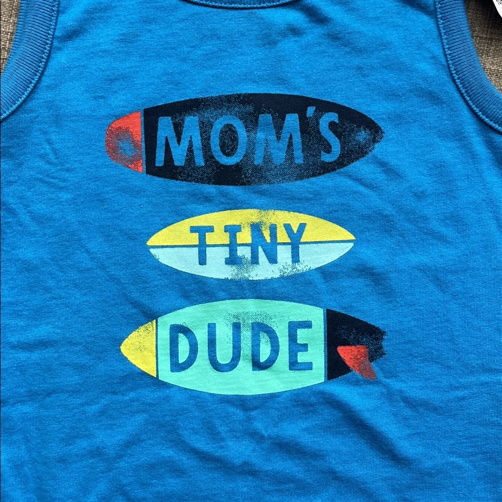 Gap Baby Surf Mom’s Tiny Dude Blue One Piece Top 12-18m NWT